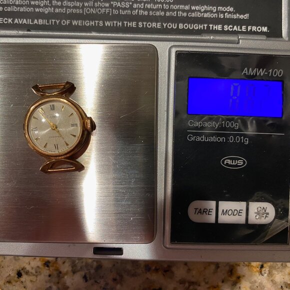 Vintage Russian USSR Solid 14K/*583 Rose Gold Women Watch "Slava" 8.82gr  Used - Picture 7 of 7